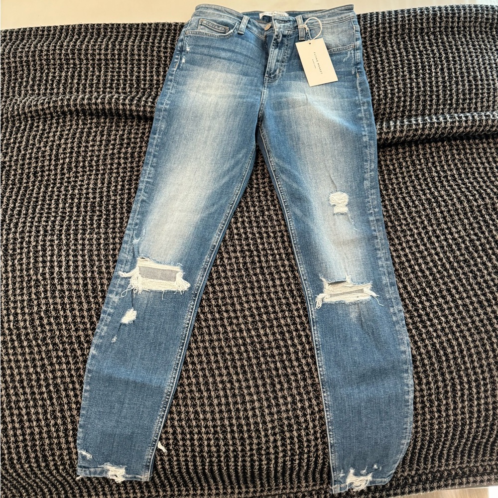 NWT Flying Monkey Distressed Jeans